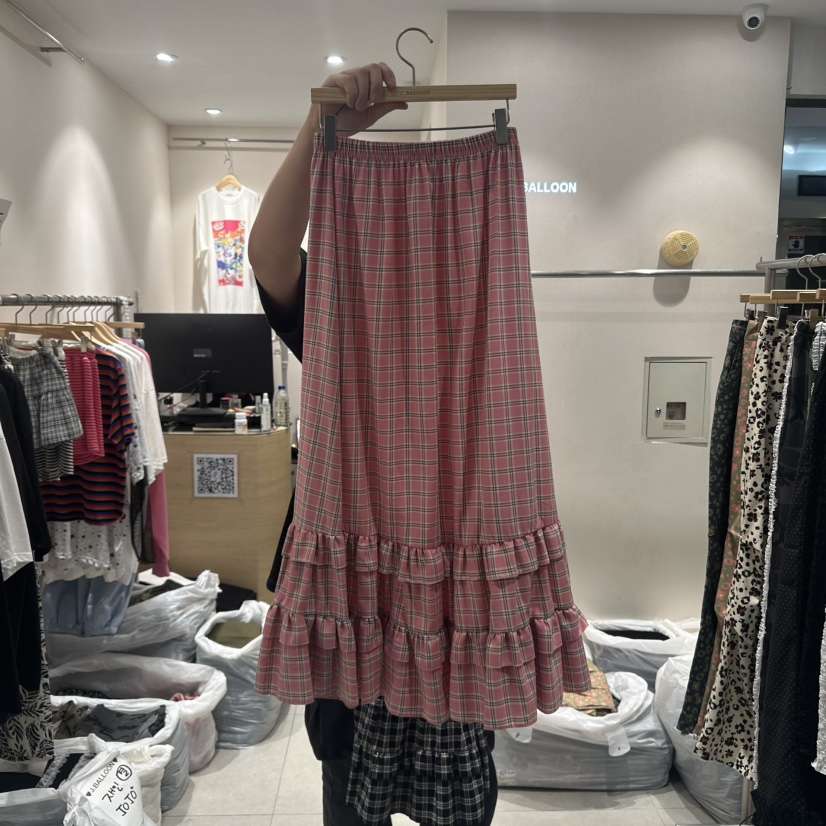 J.BALLOON韓國代購㊣女士新品真品25秋冬人氣推薦休閑長裙J.BALLOON長裙