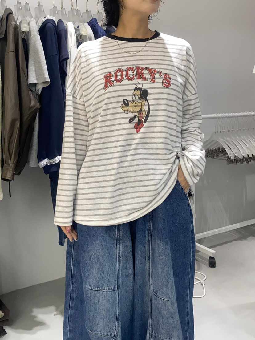 LOOKK韓國代購㊣女士新品休閑真品25秋冬推薦熱賣人氣長袖T恤LOOKK長袖T恤