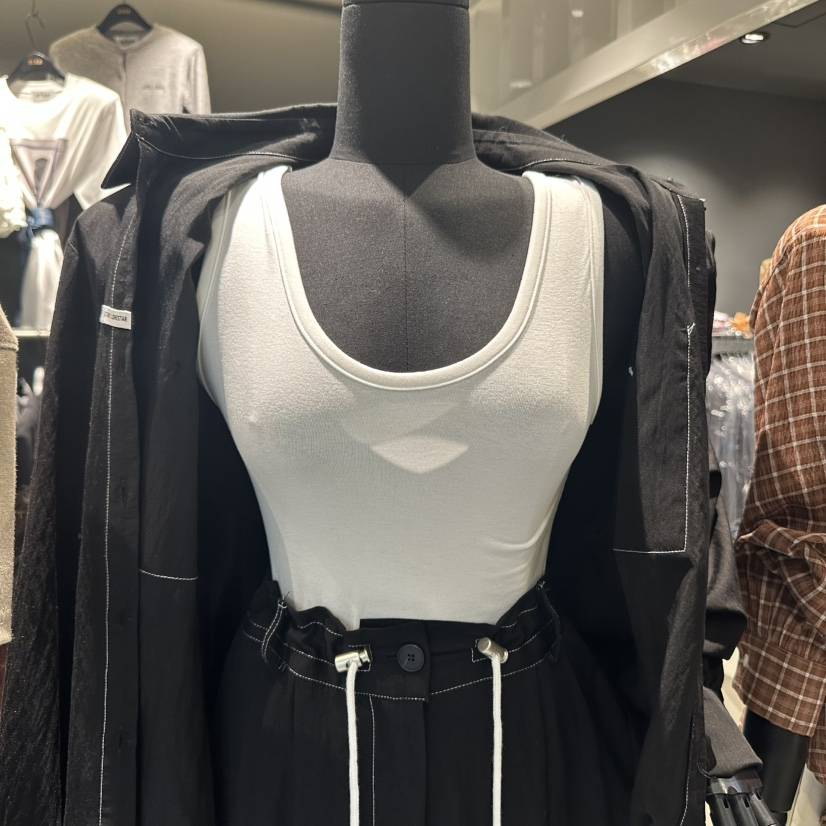 LONE STAR東大門㊣實拍女裝新品休閑25秋冬時尚職業吊帶背心LONE STAR吊帶/背心