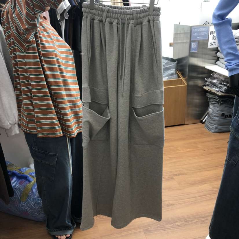 GABIZON東大門㊣實拍女裝新款推薦25秋冬人氣職業休閑褲口袋GABIZON休閑褲