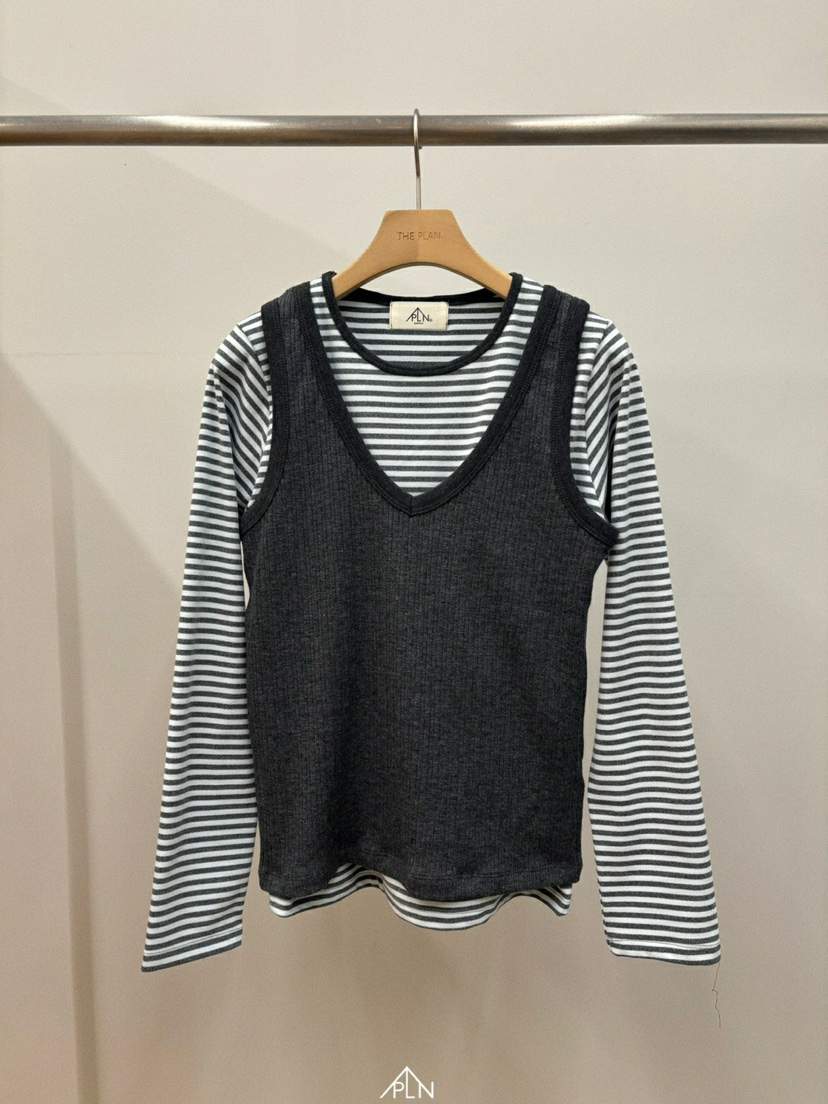 THEPLAN東大門㊣代購女士新品推薦休閑時尚25秋冬套裝兩件套THE PLAN套裝