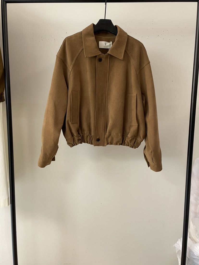OBJET東大門㊣代購女裝新品推薦真品人氣熱賣25秋冬休閑夾克love us u/OBJET夾克