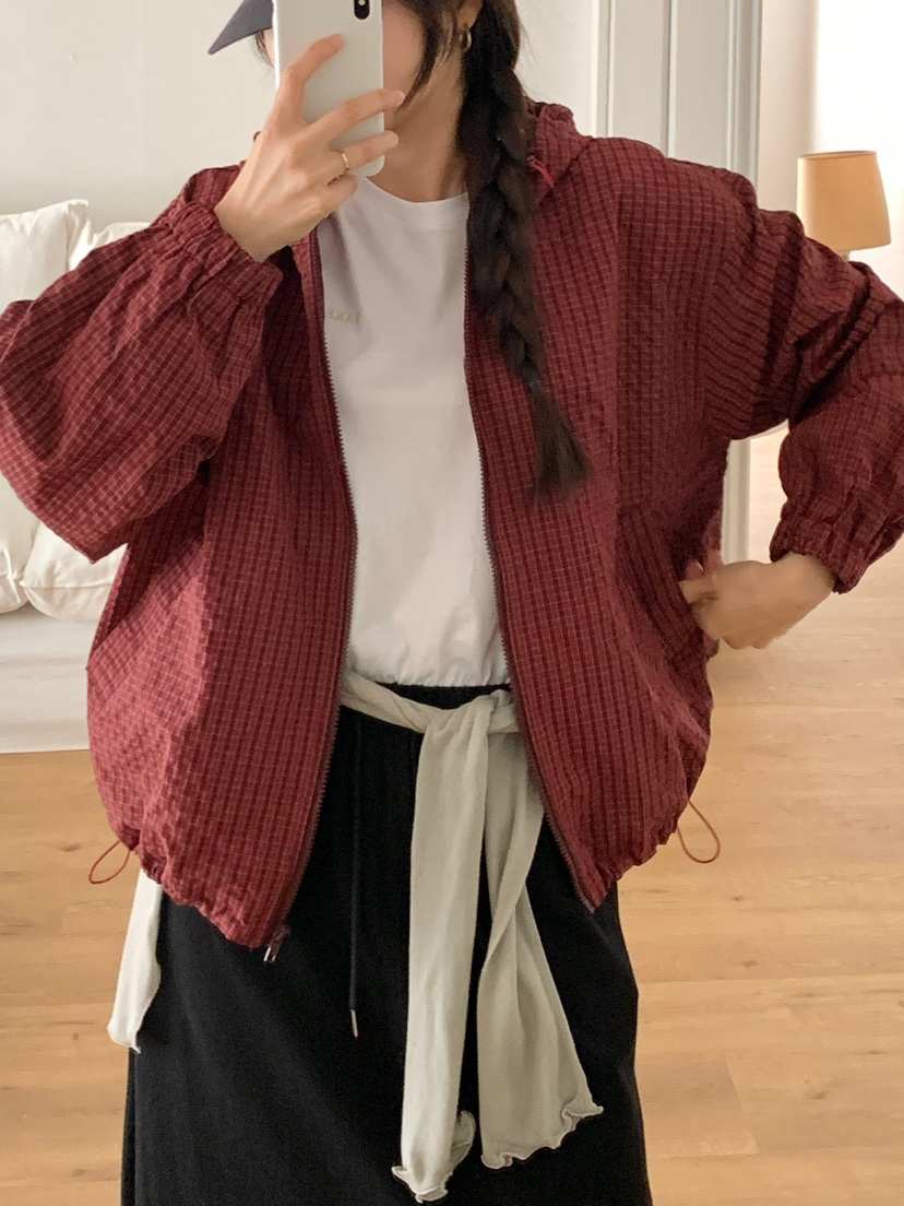 WOOD韓國代購㊣女裝新品25秋冬推薦職業熱賣人氣休閑時尚夾克WOOD夾克
