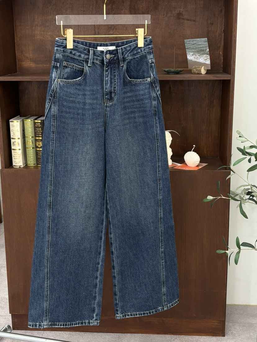 WADE東大門㊣代購女裝新品職業推薦人氣25秋冬時尚熱賣牛仔褲WADE牛仔褲