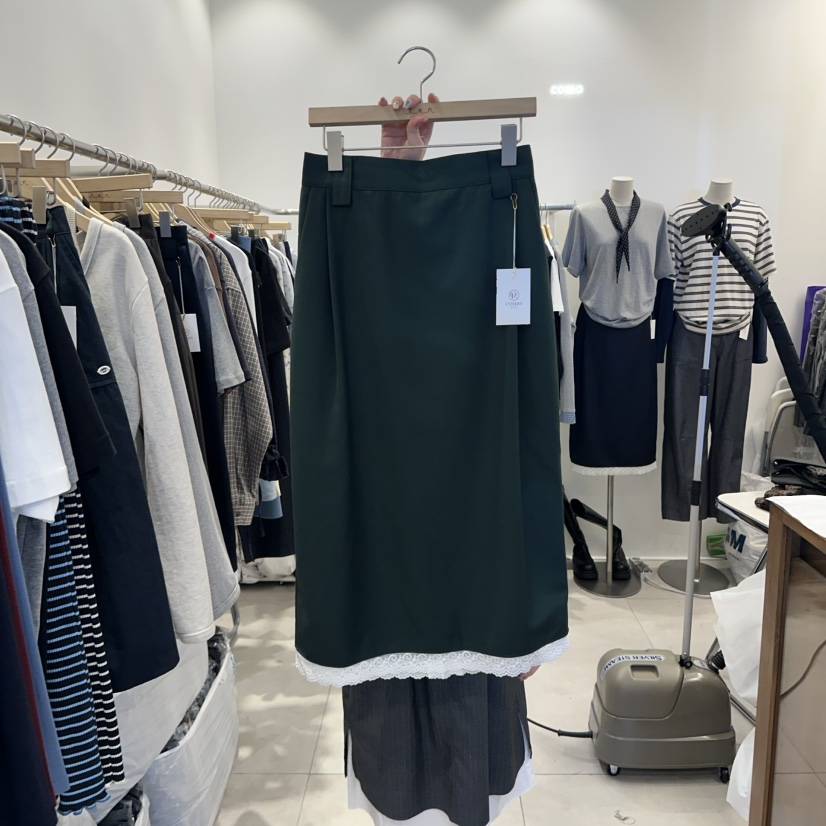 TAN&amp;COMO東大門㊣代購女裝新品25秋冬時尚職業人氣長裙tan-COMO長裙