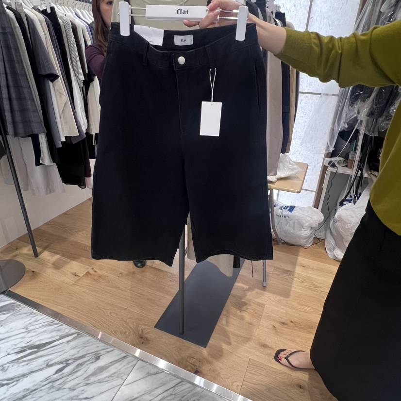 FLAT東大門㊣實拍女裝新品時尚推薦25秋冬熱賣休閑人氣短褲FLAT短褲
