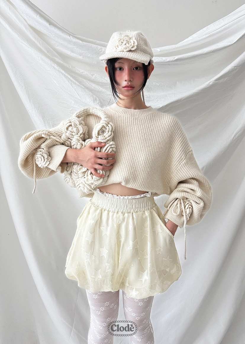 CLODE韓國代購㊣女士新品時尚熱賣人氣25秋冬職業真品針織衫CLODE針織衫