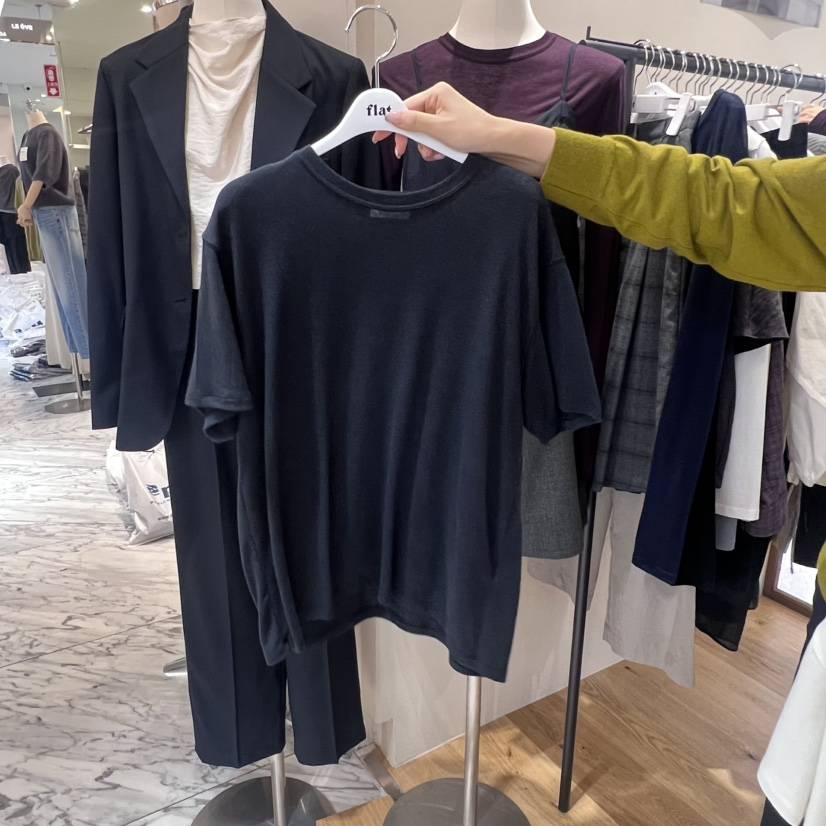 FLAT韓國代購㊣女裝新品職業時尚休閑熱賣25秋冬人氣真品T恤FLATT恤