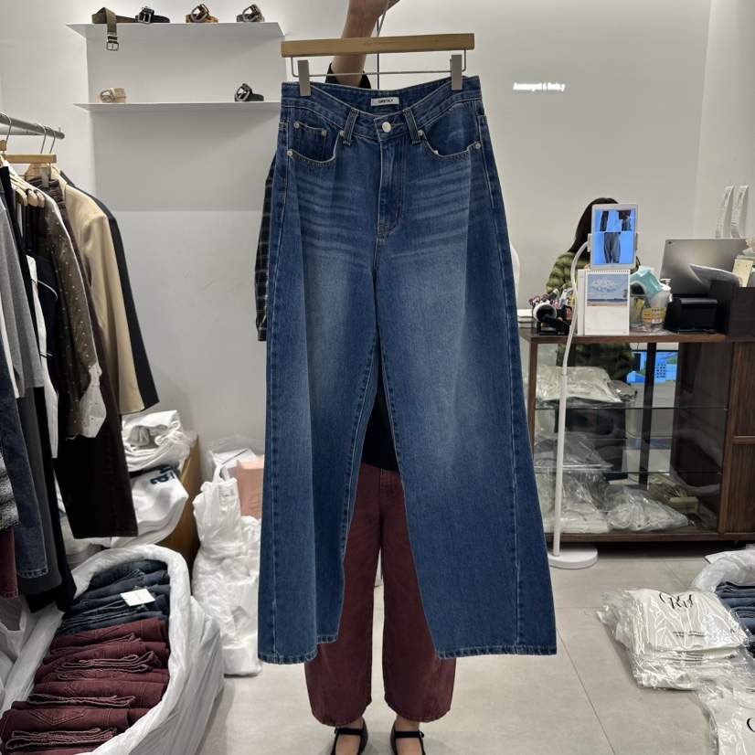 ANN MARGRET東大門㊣直郵女裝新品熱賣牛仔褲寬松GRETA.Y牛仔褲