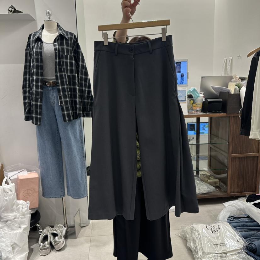 ANN MARGRET東大門㊣代購女士新品休閑休閑褲褶皺GRETA.Y休閑褲
