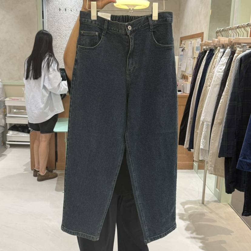 DELI JENNY韓國代購㊣女士新品熱賣25秋冬職業休閑時尚牛仔褲DELI JENNY牛仔褲