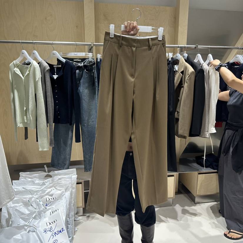 DEUO韓國直郵㊣女士新品25秋冬推薦休閑熱賣時尚真品休閑褲DEUO休閑褲