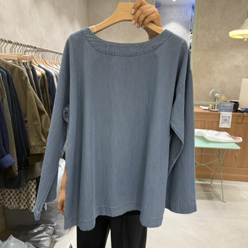 DELI JENNY韓國代購㊣女裝新品25秋冬休閑真品職業襯衫蕾絲衫DELI JENNY襯衫/蕾絲衫