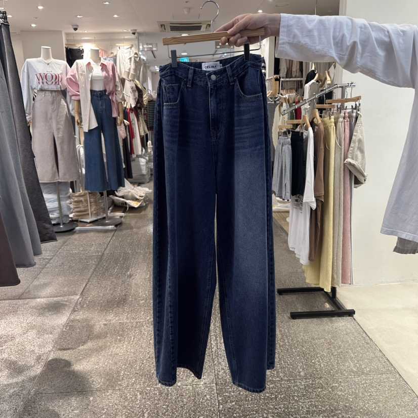 CELINA東大門㊣直郵女士新品時尚職業25秋冬休閑人氣牛仔褲CELI_NA牛仔褲