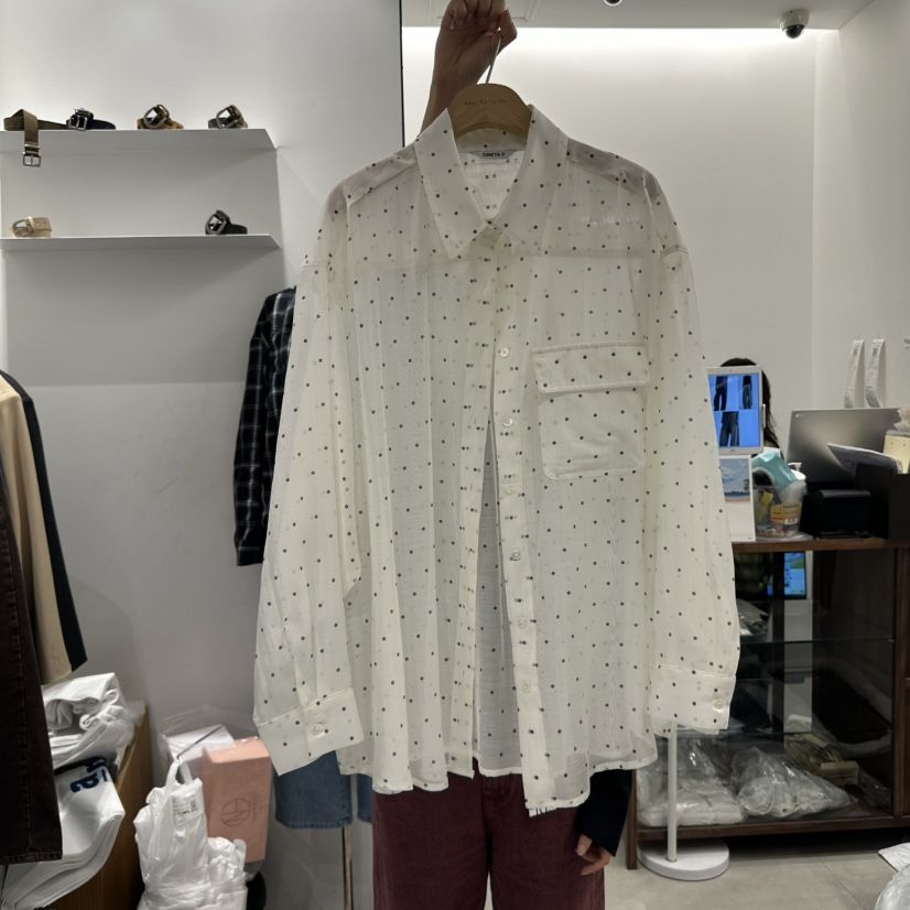 ANN MARGRET韓國代購㊣女士新品25秋冬襯衫蕾絲衫GRETA.Y襯衫/蕾絲衫