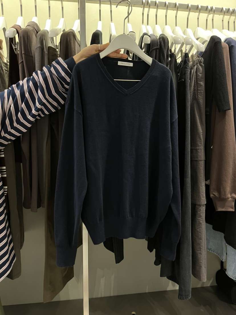 FAVE/FAVOURITE東大門㊣實拍女裝新品25秋冬職業針織衫羊絨FAVOURITE針織衫
