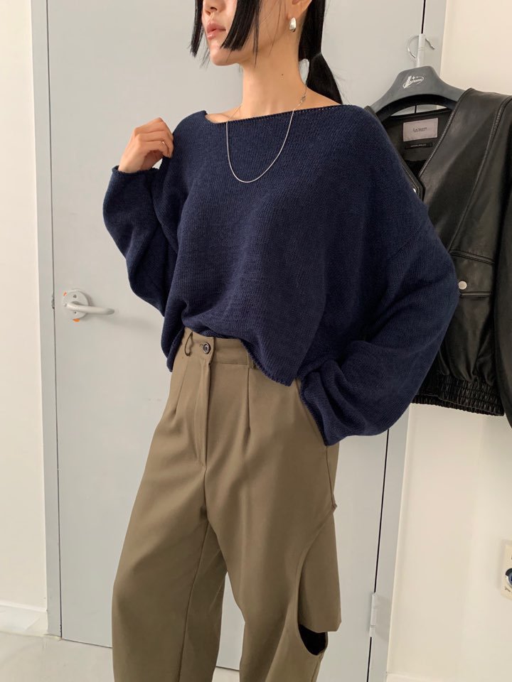 MILUI東大門㊣實拍女裝新品25秋冬職業時尚休閑真品熱賣針織衫MILUI針織衫