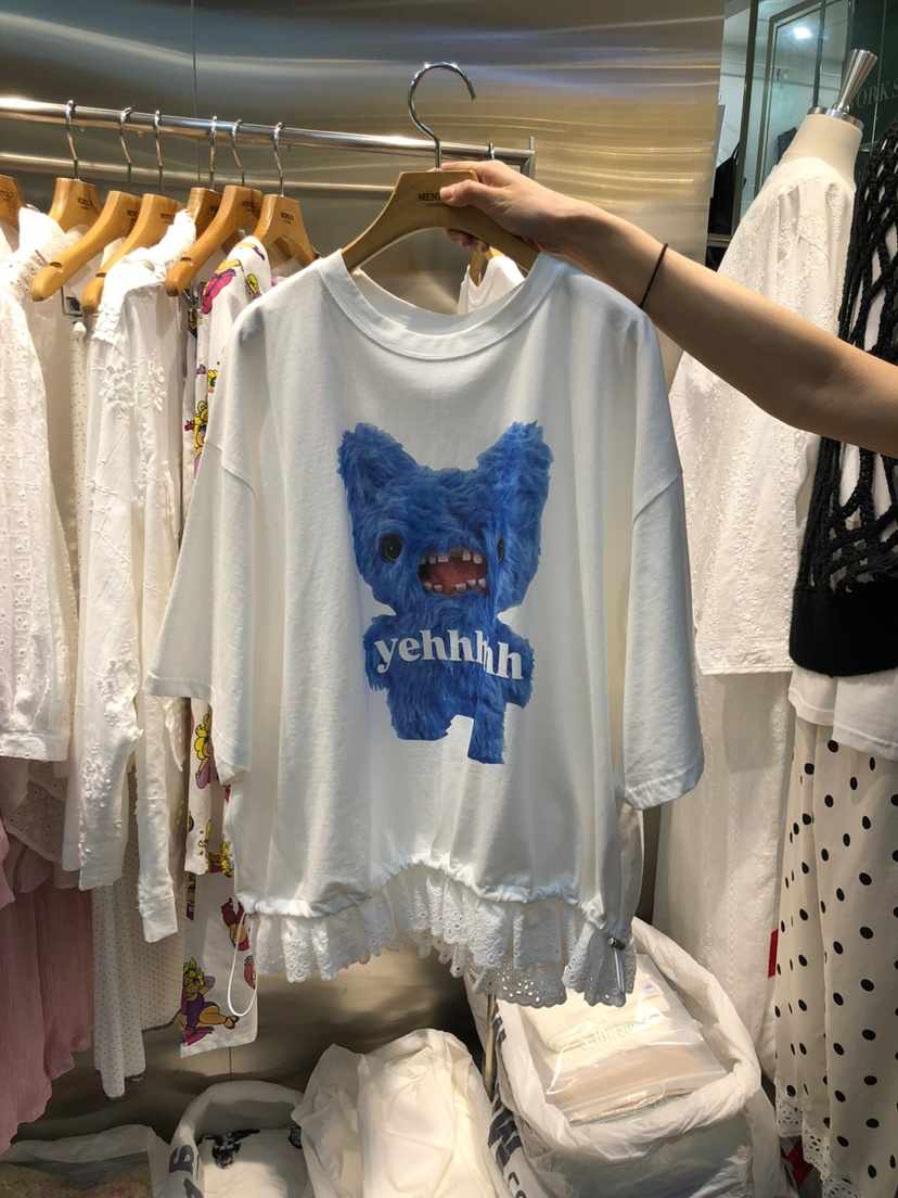 MENDL S韓國代購㊣女士新品25秋冬職業熱賣休閑時尚人氣T恤MENDL ST恤