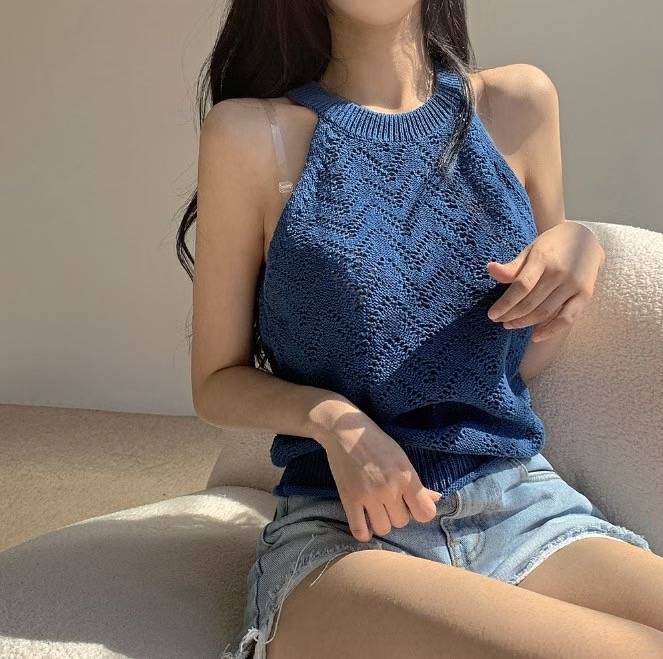 EPI JEAN-T東大門㊣實拍女士新品休閑職業人氣吊帶背心透明EPI JEAN-T吊帶/背心