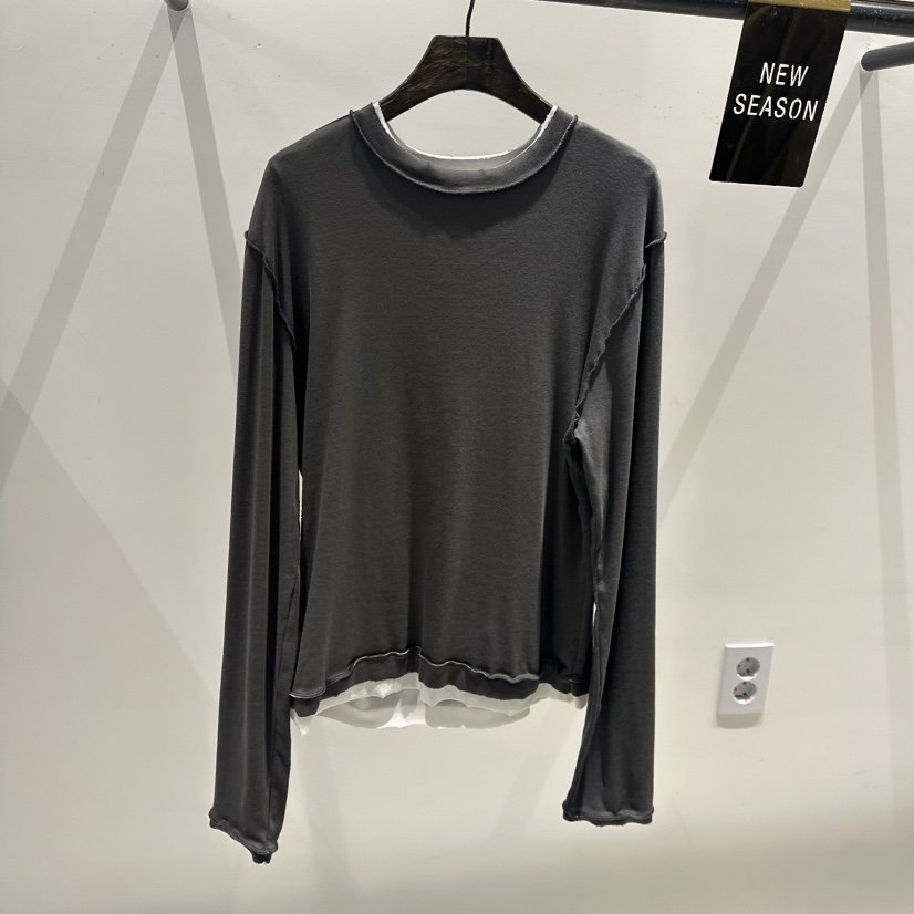 JANE BIRKIN韓國直郵㊣女裝新款職業熱賣真品休閑推薦長袖T恤JANE BIRKIN設計師品牌長袖T恤