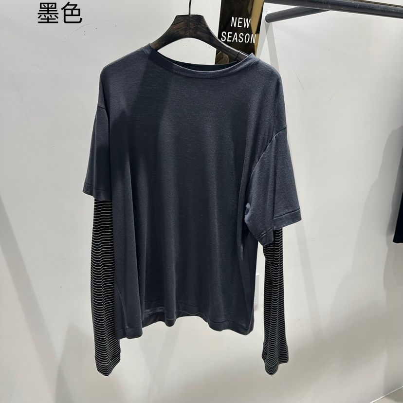 JANE BIRKIN東大門㊣直郵女士新款25秋冬真品推薦長袖T恤長款JANE BIRKIN設計師品牌長袖T恤