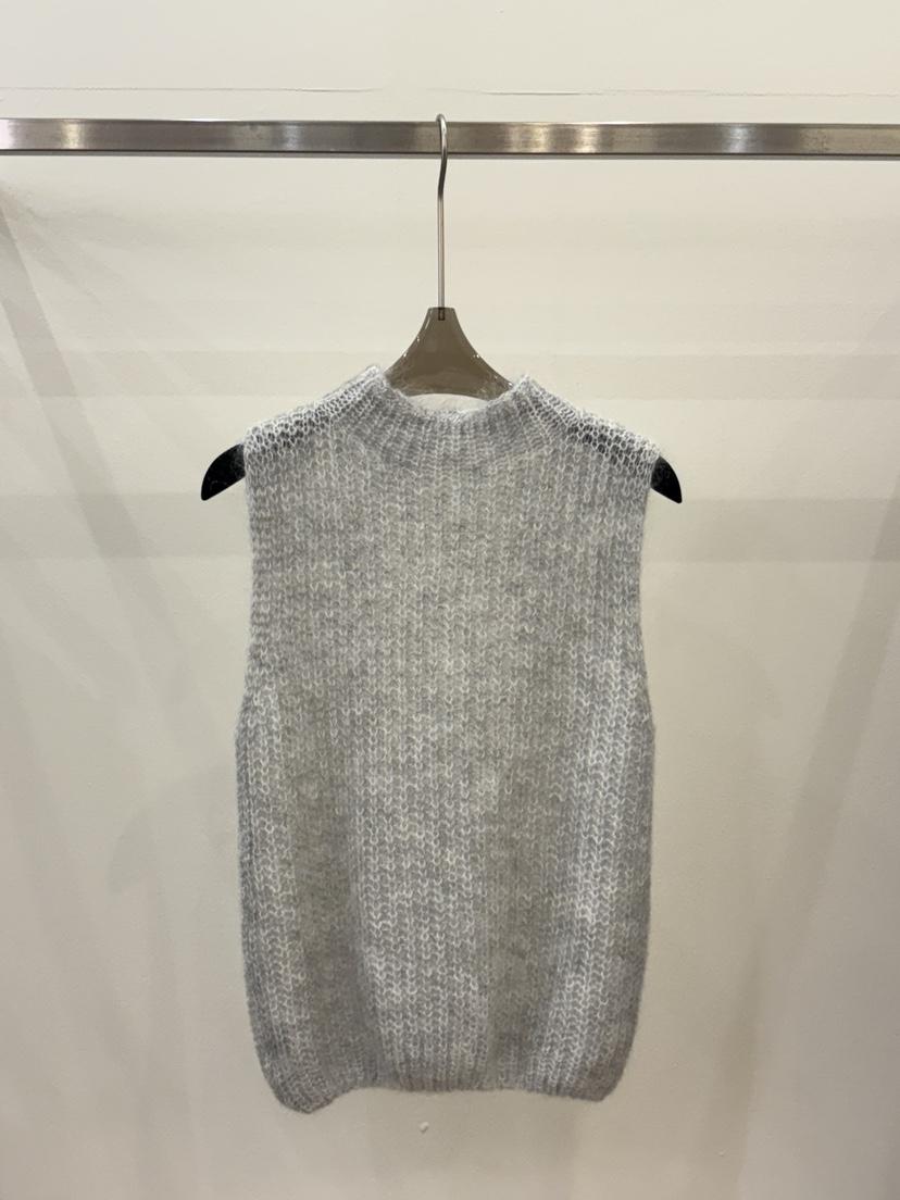 CICI東大門㊣代購女裝新品25秋冬推薦人氣職業吊帶背心馬海毛Ci Ci吊帶/背心