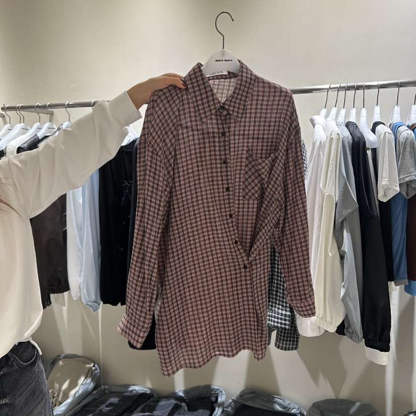 MOREMORE東大門㊣代購女士新品時尚熱賣職業人氣襯衫蕾絲衫more more襯衫/蕾絲衫