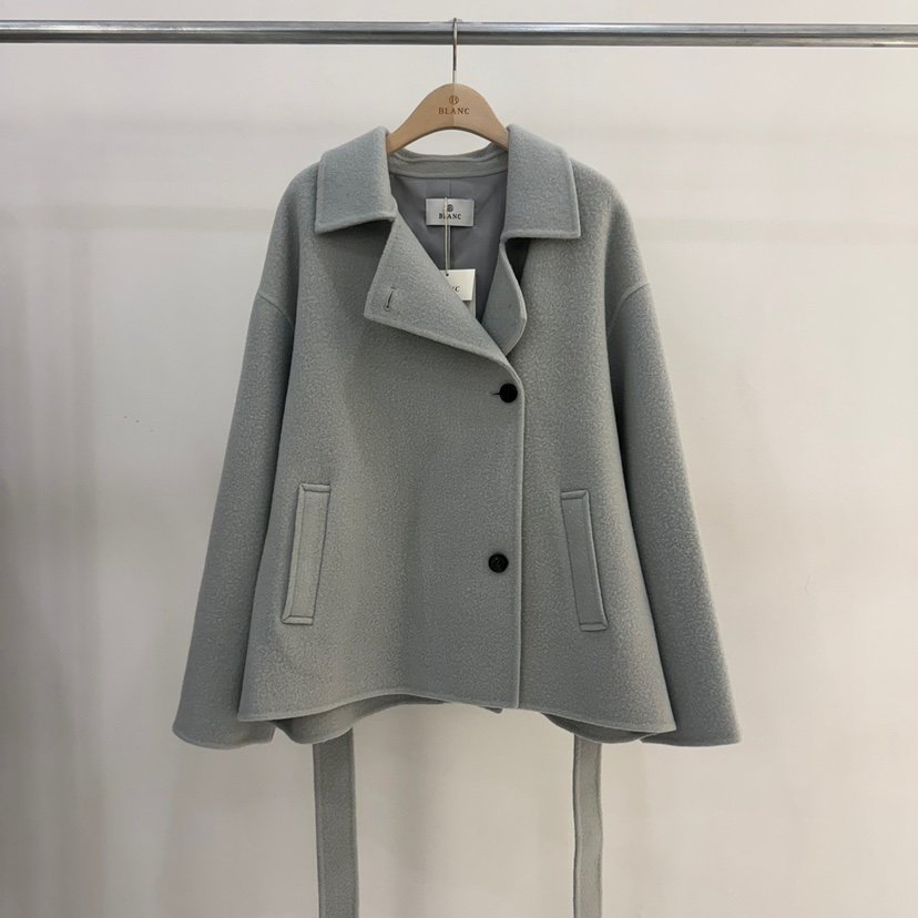 BLANC-A東大門㊣代購女士新品推薦真品熱賣時尚夾克含腰帶BLANC-A夾克