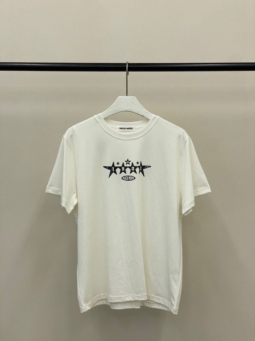 MUCH MORE韓國代購㊣女士新品真品推薦時尚25秋冬職業T恤復古MUCH MORET恤