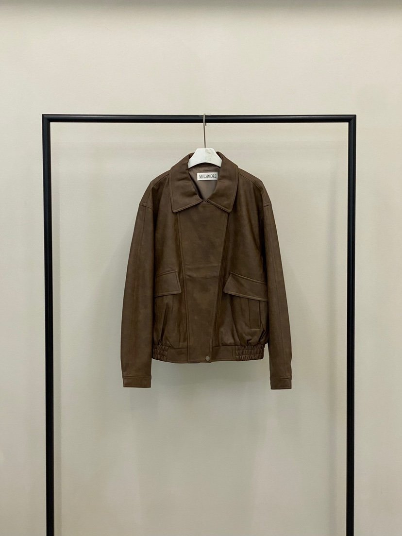 MUCH MORE韓國代購㊣女裝新品推薦真品休閑職業25秋冬夾克口袋MUCH MORE夾克