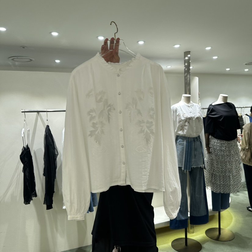 JERRY HALL-P東大門㊣直郵女士新品推薦25秋冬襯衫蕾絲衫JERRY HALL襯衫/蕾絲衫