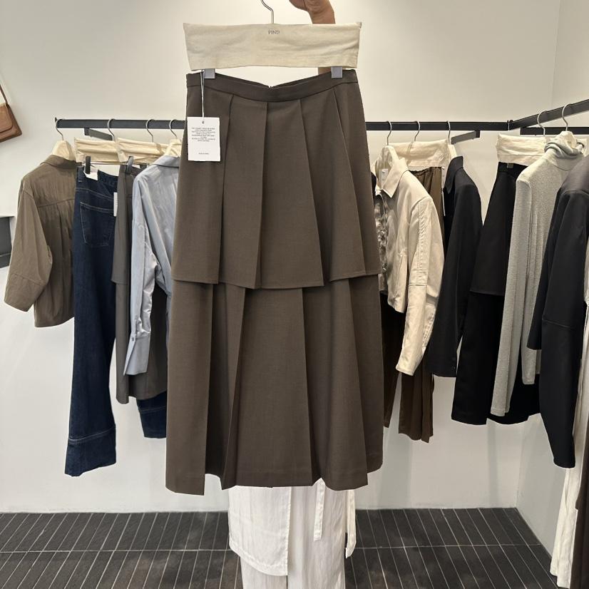 FIND-P東大門㊣實拍女裝新品職業25秋冬休閑推薦時尚真品長裙FIND-P長裙