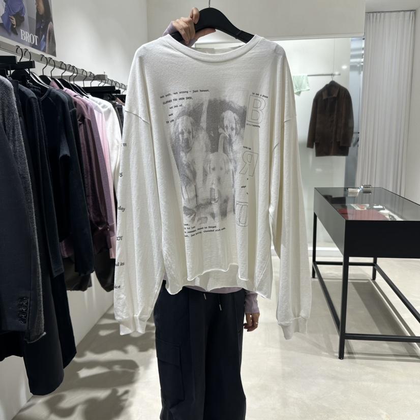 BROT東大門㊣代購女士新品人氣真品25秋冬推薦休閑時尚長袖T恤BROT長袖T恤