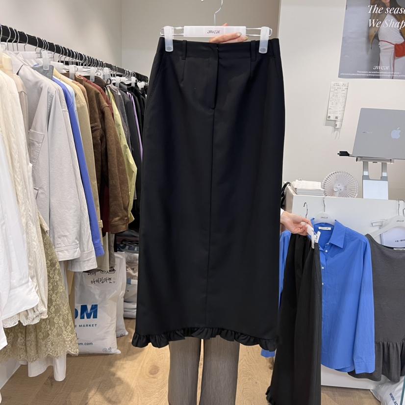RUMIRU/AWEAR韓國代購㊣女士新品職業時尚熱賣半身裙中短裙awear/RUMIRU半身裙/中短裙