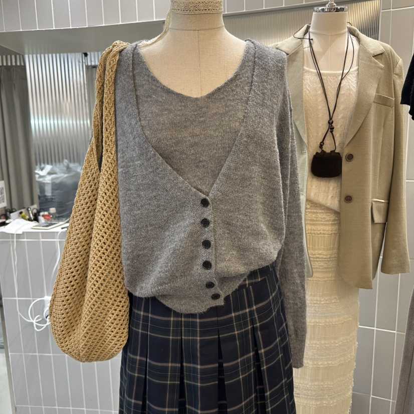 ALEGRE東大門㊣實拍女士新品熱賣人氣25秋冬休閑時尚真品套裝ALEGRE套裝