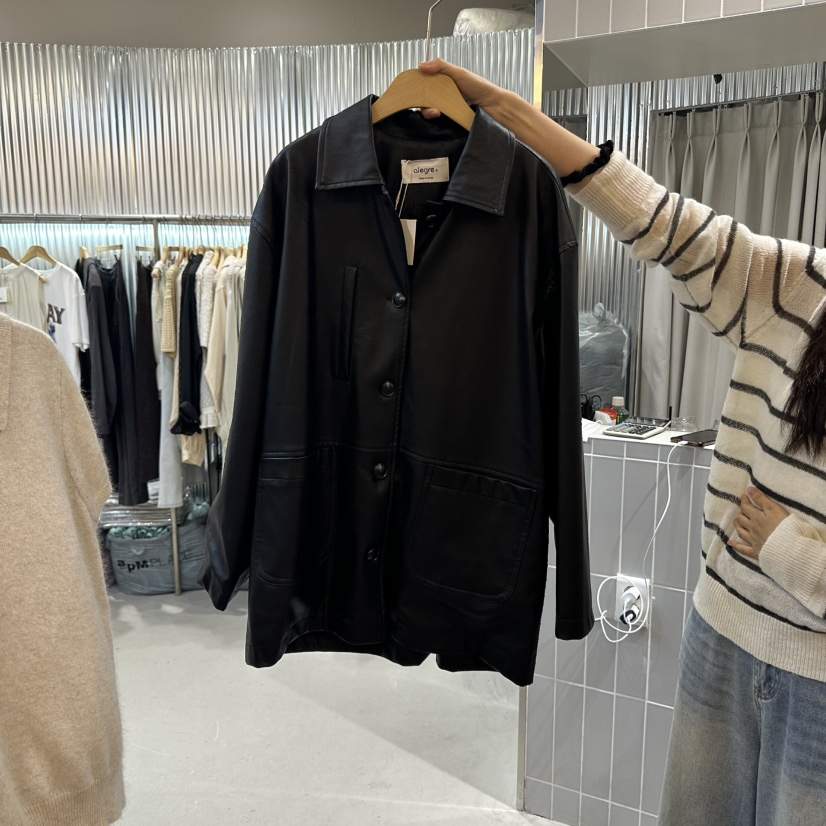 ALEGRE韓國代購㊣女士新品時尚熱賣推薦職業休閑25秋冬夾克ALEGRE夾克