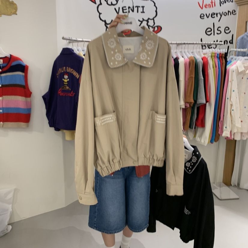 VENTI東大門㊣直郵女裝新款人氣推薦休閑時尚真品25秋冬夾克VENTI夾克