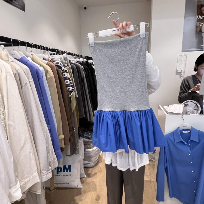 RUMIRU/AWEAR韓國代購㊣女士新品25秋冬時尚休閑職業吊帶背心awear/RUMIRU吊帶/背心