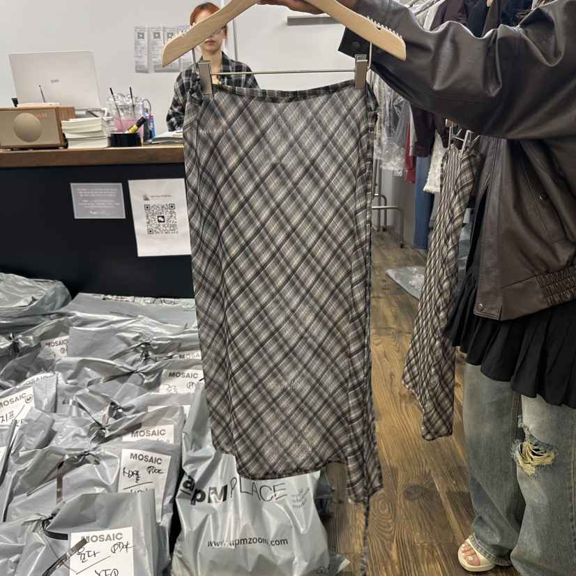 MOSAIC韓國直郵㊣女裝新款人氣時尚熱賣真品推薦休閑職業長裙MOSAIC長裙