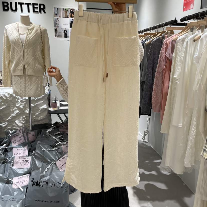 BUTTER-P韓國直郵㊣女裝新款休閑時尚熱賣職業真品人氣休閑褲BUTTER-P休閑褲
