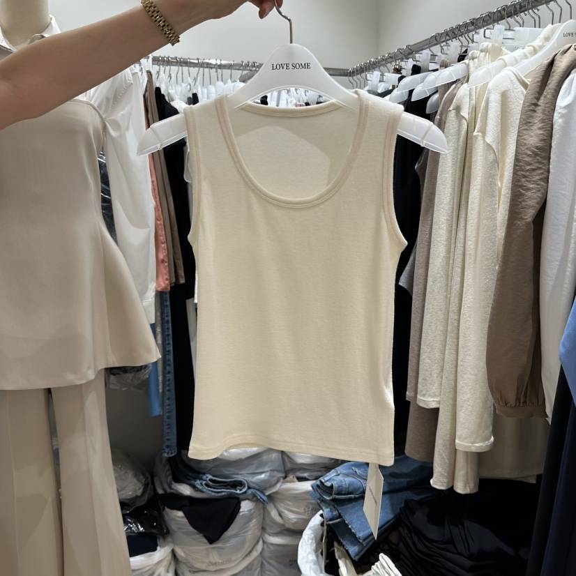 LOVE SOME韓國代購㊣女士新款25秋冬休閑真品職業吊帶背心LOVE SOME吊帶/背心