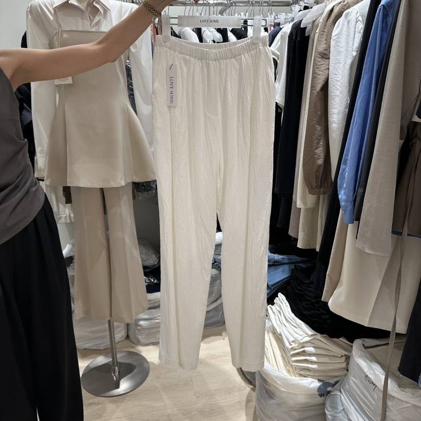 LOVE SOME東大門㊣實拍女士新品職業推薦人氣熱賣時尚休閑褲LOVE SOME休閑褲