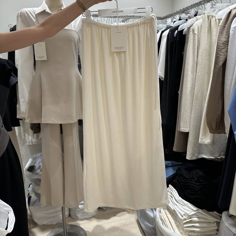LOVE SOME東大門㊣直郵女裝新品職業熱賣時尚真品休閑長裙絨LOVE SOME長裙