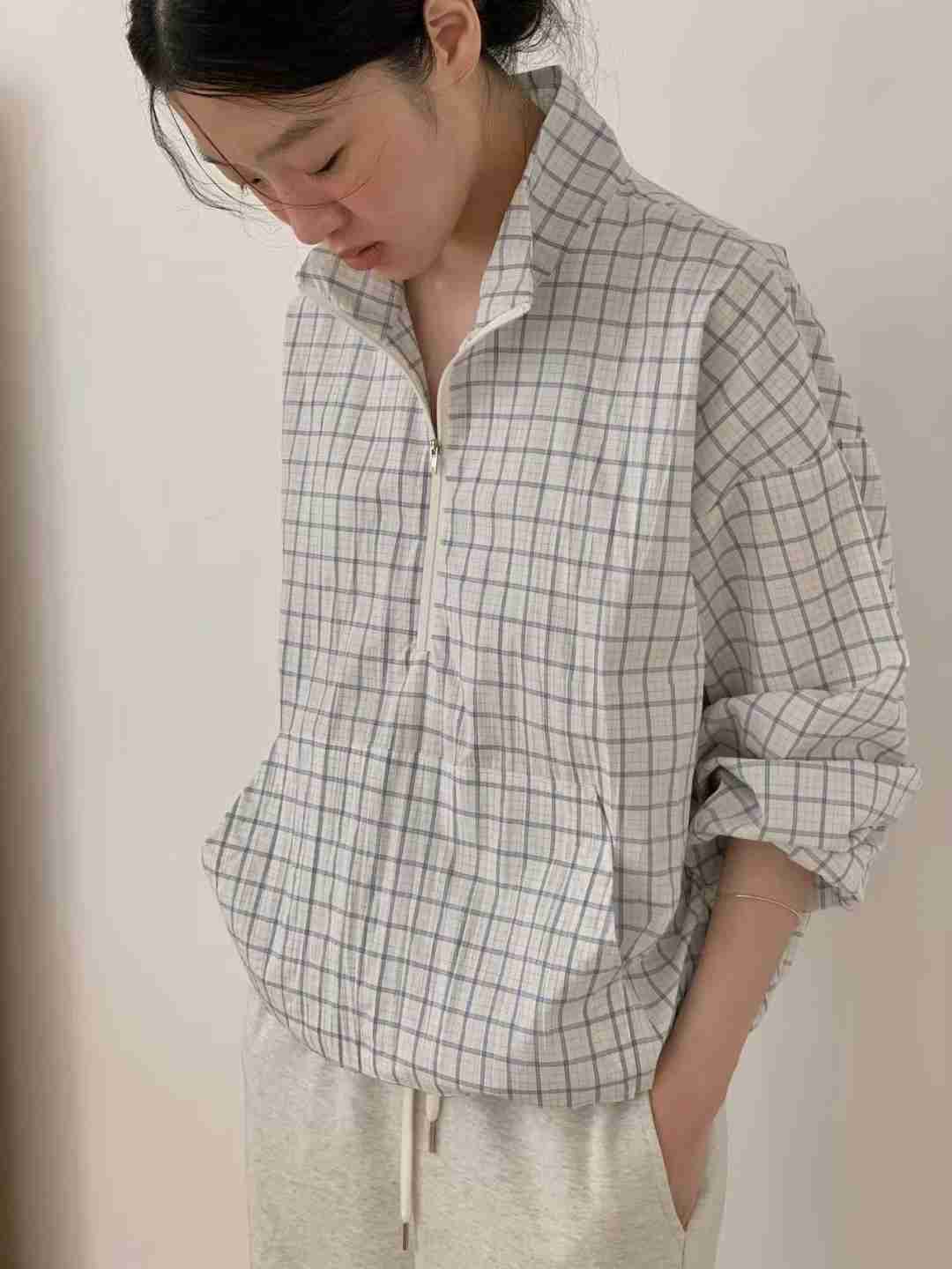 WEATHER韓國代購㊣女士新品25秋冬熱賣休閑職業推薦襯衫蕾絲衫GOBSLMURI-ot襯衫/蕾絲衫