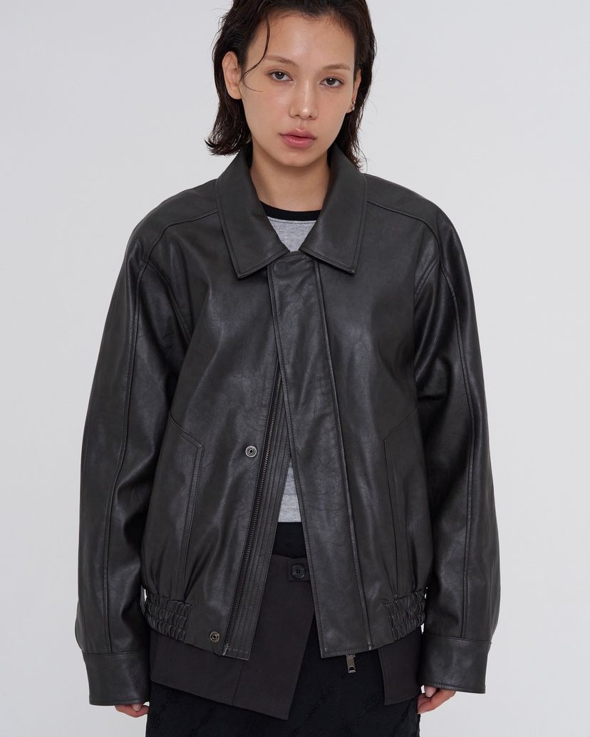 NEAR LEAP-P東大門㊣直郵女士新品真品人氣熱賣職業皮衣皮革NEAR LEAP皮衣