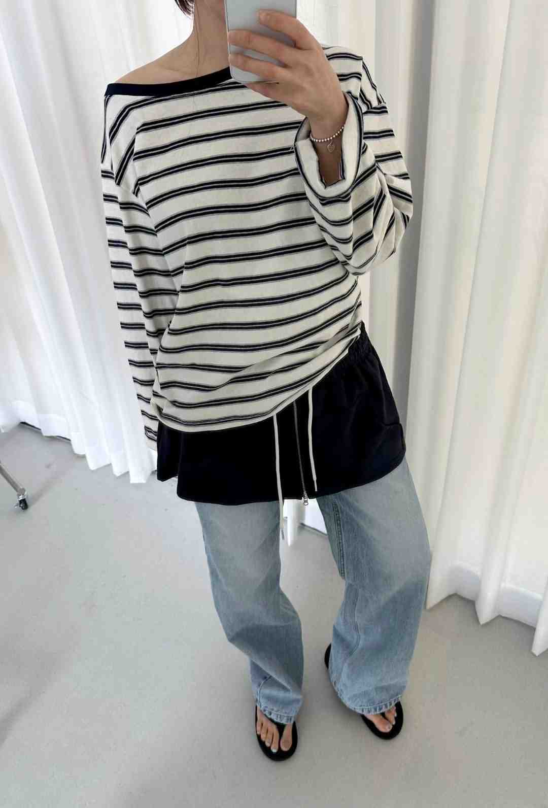 DRESS U韓國代購㊣女士新品休閑時尚人氣25秋冬推薦長袖T恤DRESS U長袖T恤