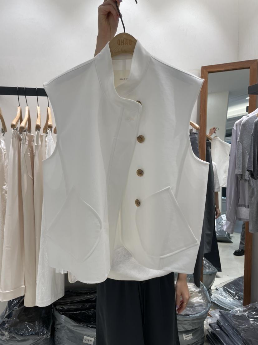 OHAO韓國直郵㊣女裝新品真品熱賣職業25秋冬人氣休閑推薦馬甲OHAO/HA MONG馬甲