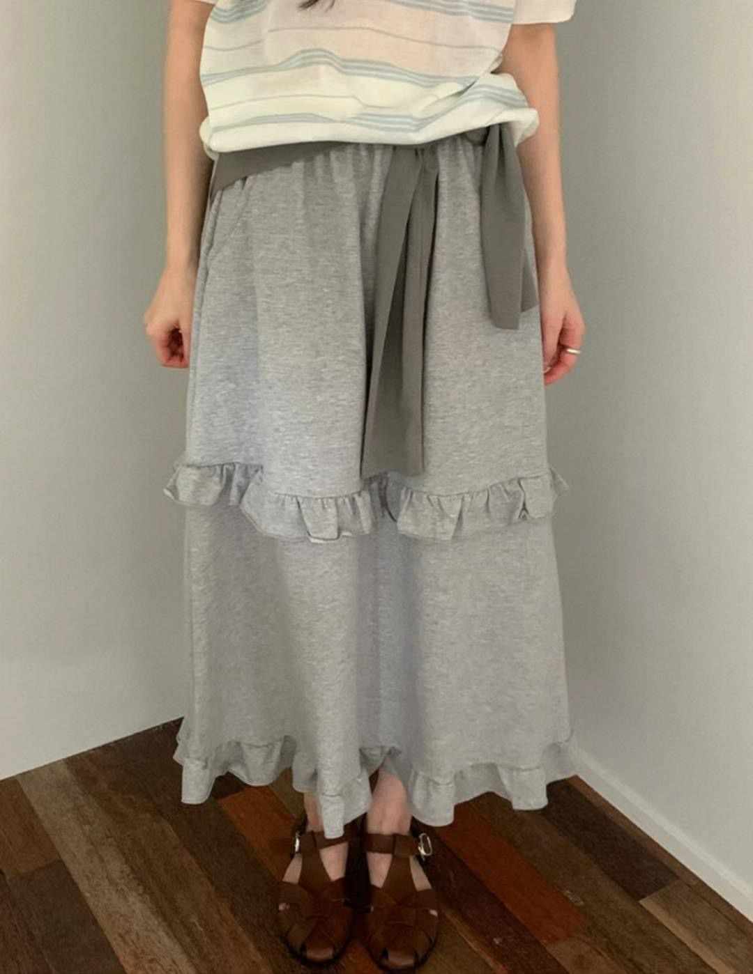 PINK POUCH東大門㊣代購女裝新品職業真品25秋冬熱賣人氣長裙PINK POUCH長裙