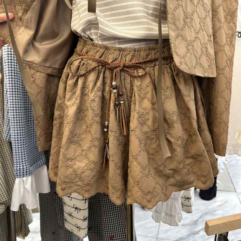 BEEN-A東大門㊣代購女士新款25秋冬推薦真品職業短褲含腰繩BEEN-A短褲