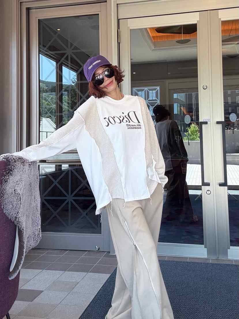 PARIS MATCH東大門㊣實拍女裝新品人氣25秋冬休閑時尚衛衣PARIS MATCH衛衣